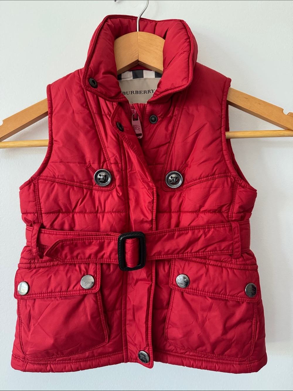 Burberry Puffer Vest Kids Size 3Y